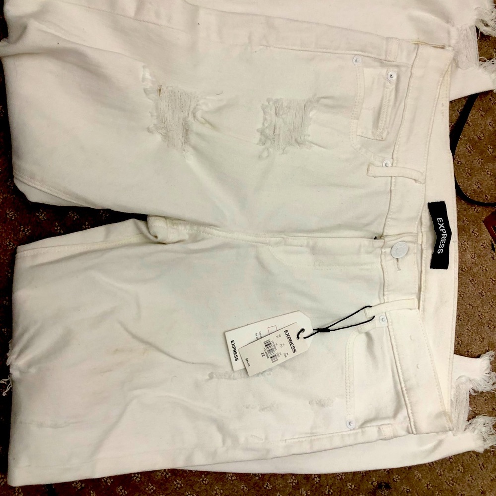 Express distressed jeans